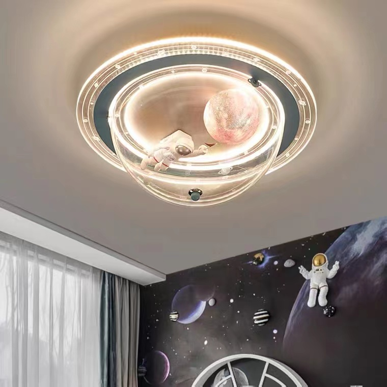 20430 Led Bedroom Ceiling Lights, Astronaut Lighting,Light Color is Variable,Eye Protection,Remote Control